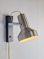 Vintage Hala design wandlamp spot opbouw chrome verstelbaar, Gebruikt, Ophalen of Verzenden, Metaal, Vintage mid century