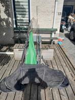 Visset werphengel vaste stok complete set witvis, Watersport en Boten, Hengelsport | Witvissen, Ophalen, Zo goed als nieuw