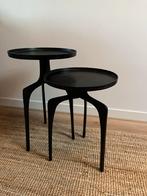 Casa Gitane Bijzettafel, Minder dan 55 cm, Metaal of Aluminium, Rond, Zo goed als nieuw