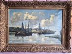 Prachtig schilderij J van Delden., Antiek en Kunst, Ophalen of Verzenden