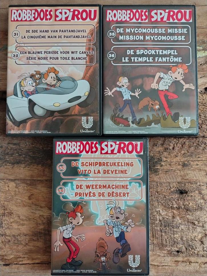 Robbedoes & Spirou DVD Boxset, Kwabbernoot, Cd's en Dvd's, Dvd's | Tekenfilms en Animatie, Zo goed als nieuw, Tekenfilm, Boxset