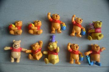10 Walt Disney Winnie de Poeh figuurtjes jaren 80  beschikbaar voor biedingen