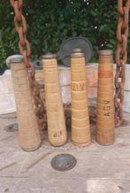 4 x Antiek vintage houten spoelen, industrieel , fabriek, Ophalen of Verzenden, Huis en Inrichting