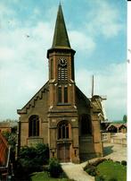 Hoek N.H. Kerk met molen op achtergrond 63, Verzamelen, Ansichtkaarten | Nederland, Zeeland, Ongelopen, Ophalen of Verzenden, 1980 tot heden