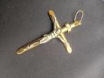 Gouden kruis 14 karaat, Verzenden, Zo goed als nieuw, Goud, Goud
