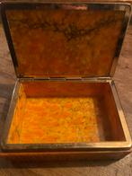 Marmeren Opbergdoosje met Messing, Ophalen of Verzenden