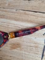 Vintage Gucci schildpad zonnebril Italy, Overige merken, Gebruikt, Zonnebril, Ophalen of Verzenden