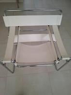 Disignstoel Wassily, Huis en Inrichting, Stoelen, Ophalen, Wit, Leer, Zo goed als nieuw