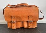 Oerdegelijke "Original Ruitertassen" schooltas, Gebruikt, Bruin, Aktetas of Boekentas, Leer