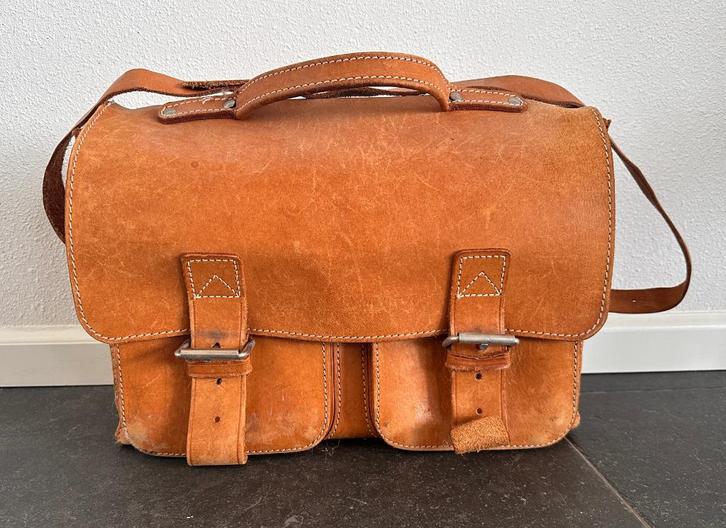 Oerdegelijke "Original Ruitertassen" schooltas, Sieraden, Tassen en Uiterlijk, Tassen | Schooltassen, Gebruikt, Aktetas of Boekentas