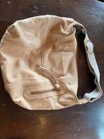 FAB leren beige tas., Ophalen of Verzenden, Gebruikt, Beige