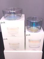 SALE Parelmoer schaal Circum high/low 70,- OntwerpDuo, Huis en Inrichting, Ophalen of Verzenden, Nieuw, Rond, Glas