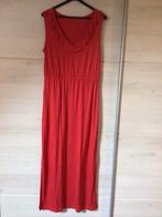 Maxi jurk rood nieuw lang met splitje en elastiek 40 /L dun, Maat 38/40 (M), Nieuw, Ophalen of Verzenden, Rood