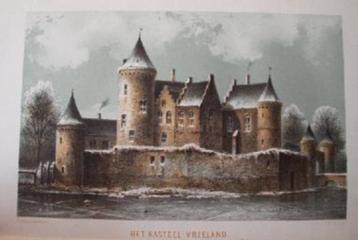 40 Vreeland het Kasteel Litho 1854 beschikbaar voor biedingen