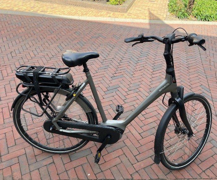 Sparta M8b Dames grijs 60cm, Fietsen en Brommers, Elektrische fietsen, Gebruikt, Sparta, 59 cm of meer