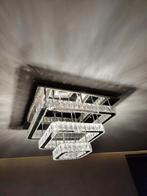Vier chique plafondlampen (led technologie)  in goede staat, Ophalen, Zo goed als nieuw, Glas, Chique