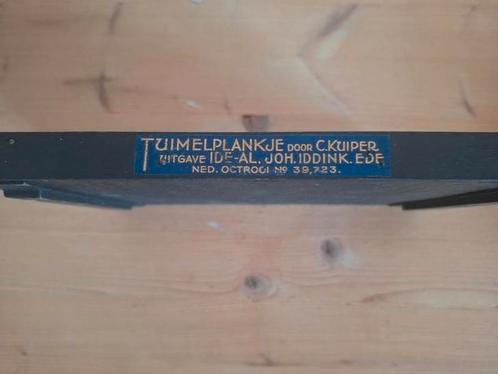 Vintage Tuimmelplankje C. Kuiper - Oud Tuinaccessoire, Antiek en Kunst, Antiek | Gereedschap en Instrumenten, Ophalen of Verzenden
