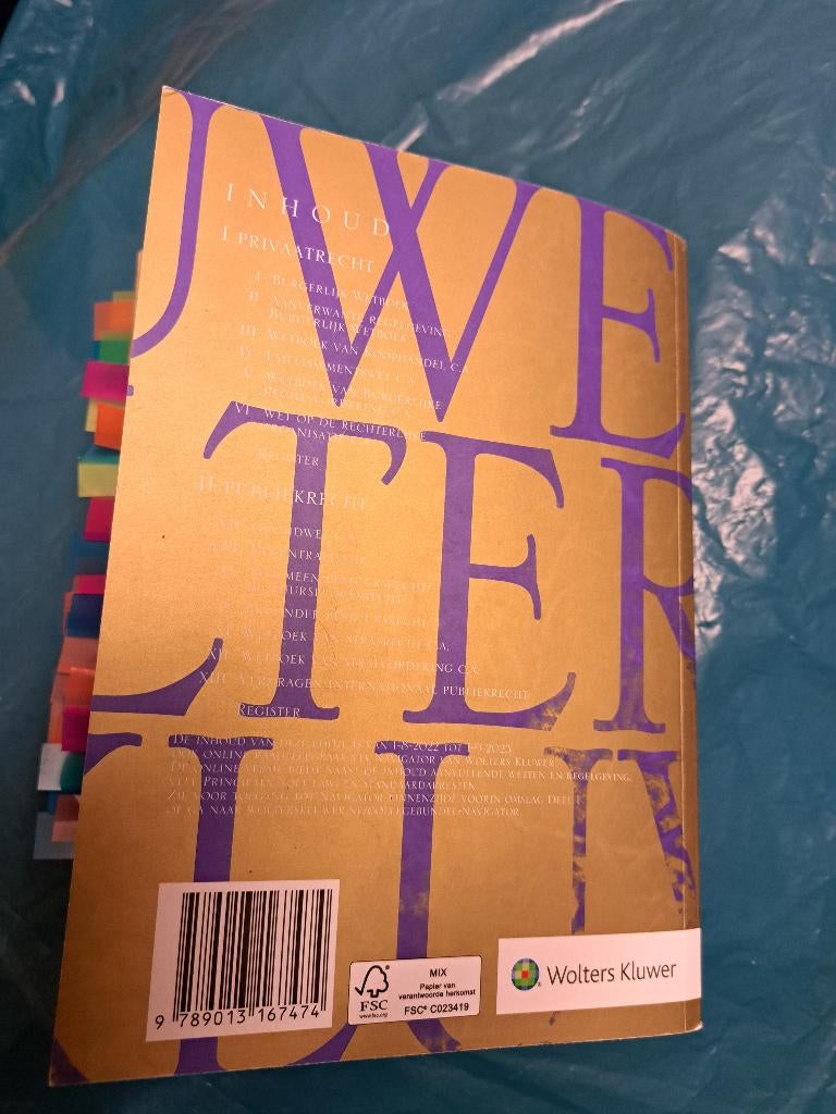 Collegebundel wetteksten privaatrecht, Boeken, Studieboeken en Cursussen, Zo goed als nieuw, Wolters Kluwer, Beta, HBO