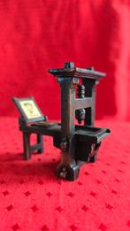 Vintage Miniatuur Drukpers + Puntenslijper, Ophalen of Verzenden, Overige typen