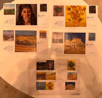 Van Gogh enveloppen en Postzegels beschikbaar voor biedingen