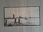 Grafiek van Jan Giesen "Zwijndrecht", Antiek en Kunst, Ophalen of Verzenden