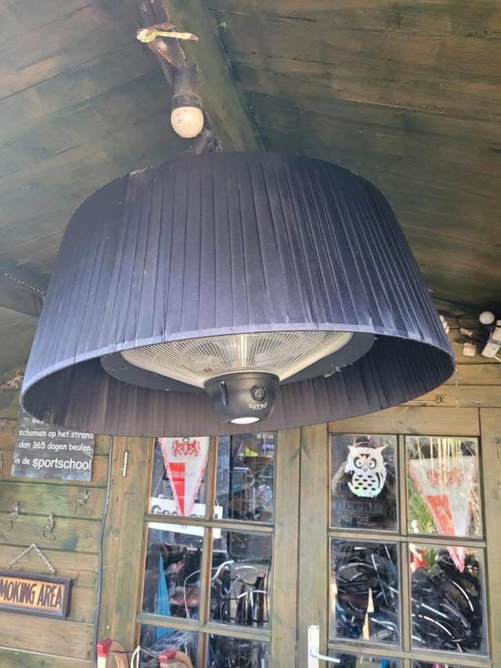 Kachel Lamp - Sfeervolle Verlichting & Warmte, Tuin en Terras, Terrasverwarmers, Gebruikt, Elektrisch, Plafond, Ophalen of Verzenden