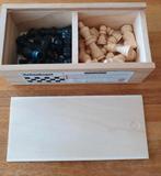 Houten schaakdoos, schaakstukken,  schaken, Eén persoon, Kortingsbon, Overige typen