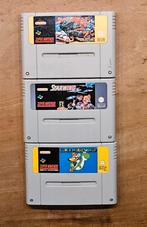 SNES Super Mario World, Starwing en Street Fighter 2 te koop, Spelcomputers en Games, Games | Nintendo Super NES, Avontuur en Actie