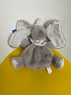 3460 nicotoy knuffellap lap olifant grijs Dumbo dombo, Kinderen en Baby's, Speelgoed | Knuffels en Pluche, Ophalen of Verzenden