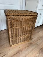 Wasmand riet 50/40/65 ZGN, Mand, Vierkant, Ophalen of Verzenden, Zo goed als nieuw