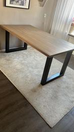 Eettafel en salontafel, Huis en Inrichting, Tafels | Eettafels, Ophalen, 100 tot 150 cm, Eikenhout, Zo goed als nieuw