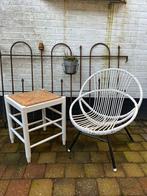 Vintage stoeltje brocant,landelijk,tuin, Ophalen, Zo goed als nieuw, X, Hout