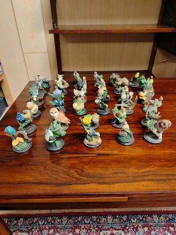 Unieke collectie: Eaglemoss vogelbeeldjes 34 stuks beschikbaar voor biedingen