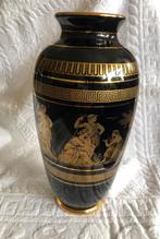 Vintage Griekse Vaas “ FAKIOLAS “ 24 krts Goud, Antiek en Kunst, Antiek | Vazen, Ophalen