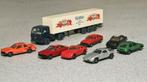 8 autootjes voor de treinbaan. Uit de jaren 70, Hobby en Vrije tijd, Modeltreinen | H0, Overige merken, Gelijkstroom of Wisselstroom
