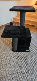 Beeztees krabpaal zwart, Dieren en Toebehoren, Ophalen of Verzenden, Zo goed als nieuw, Krabpaal