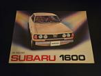Brochure Subaru 1600 1977, Ophalen of Verzenden