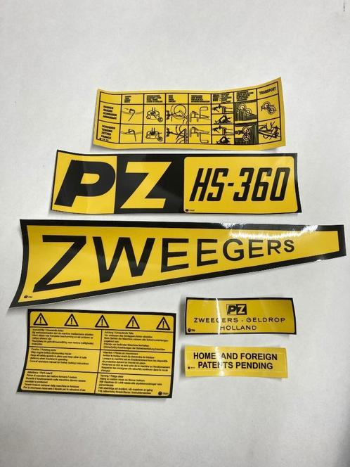 PZ Zweegers HS360 stickerset, Verzamelen, Stickers, Nieuw, Overige typen, Ophalen of Verzenden