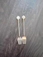Verzilverde vorkjes bloem, Ophalen of Verzenden, Zo goed als nieuw, Zilver