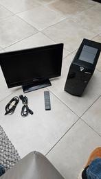 Medion pc met 55 inch monitor Windows 10 AMD a10 3.7 ghz, Ophalen, Zo goed als nieuw, Met monitor