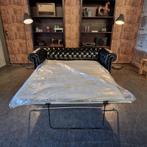 Chesterfield Brighton slaapbank - Zwart // NIEUW!, Ophalen, Klassiek, Rechte bank, 200 tot 250 cm