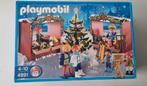 Playmobil Kerstmarkt in originele doos, Ophalen of Verzenden, Zo goed als nieuw, Complete set