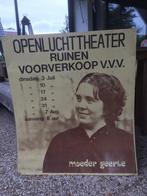 RUINEN Zeldzame METALEN POSTER WANDPLAAT 1979 moeder geerte, Ophalen