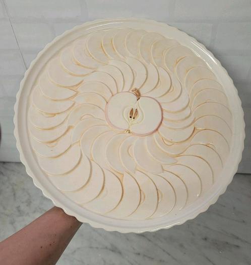 Taartplateau appel., Huis en Inrichting, Keuken | Servies, Zo goed als nieuw, Overige typen, Overige stijlen, Keramiek, Ophalen of Verzenden