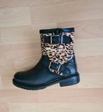 Bronx enkellaarsjes met leopard-print maat 36, Kleding | Dames, Bronx, Zwart, Lage of Enkellaarzen, Ophalen of Verzenden