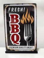 BBQ  metalen reclamebord/wandbord (Old Look), Nieuw, Ophalen of Verzenden