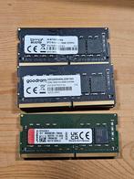 Verschillende merken 16gb laptop ram geheugen ddr4 pc4 3200a, Gebruikt, DDR4, Ophalen of Verzenden, Laptop