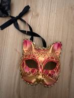 Uniek Venetiaans masker - Kat, Ophalen of Verzenden, Zo goed als nieuw, Carnaval, Accessoires