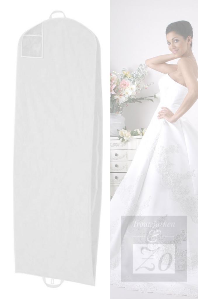 Kledinghoes voor Bruidsjurk 2 m - Nieuw, Kleding | Dames, Trouwkleding en Trouwaccessoires, Nieuw, Accessoires, Wit, Ophalen of Verzenden