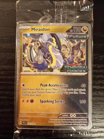 Miraidon Temporal Forces Stamped Promo 121/162 beschikbaar voor biedingen